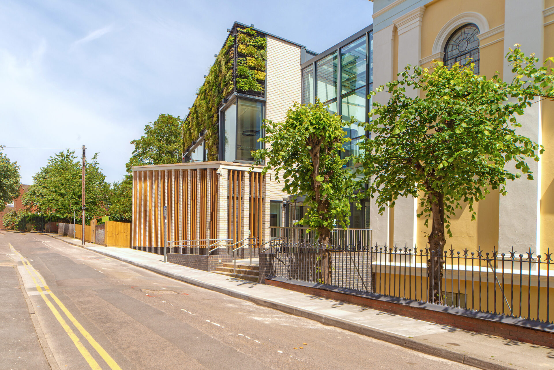 The exterior of the NTU Music Centre.